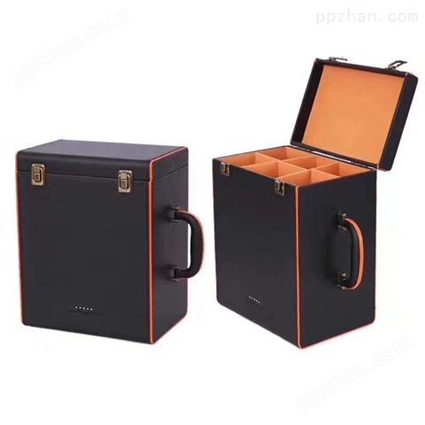 金马包装松木酒盒系列平排六支装木箱烤色
