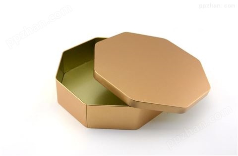 八边形月饼铁盒