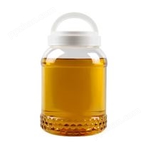 食品级透明PET塑料瓶广口蜂蜜瓶5斤装手提盖2500g密封包装罐批发