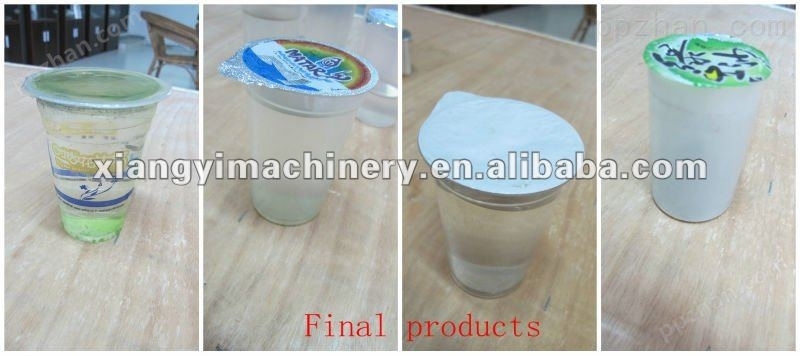 China manufacture water plastic cup filling sealing machine/automatic cup water packing equipment/cup water