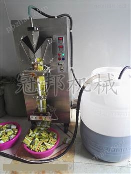 济南全自动酱油醋包装机，冠邦机械