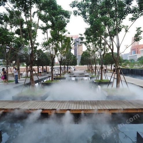 园林景观雾喷系统 水池假山造雾设备