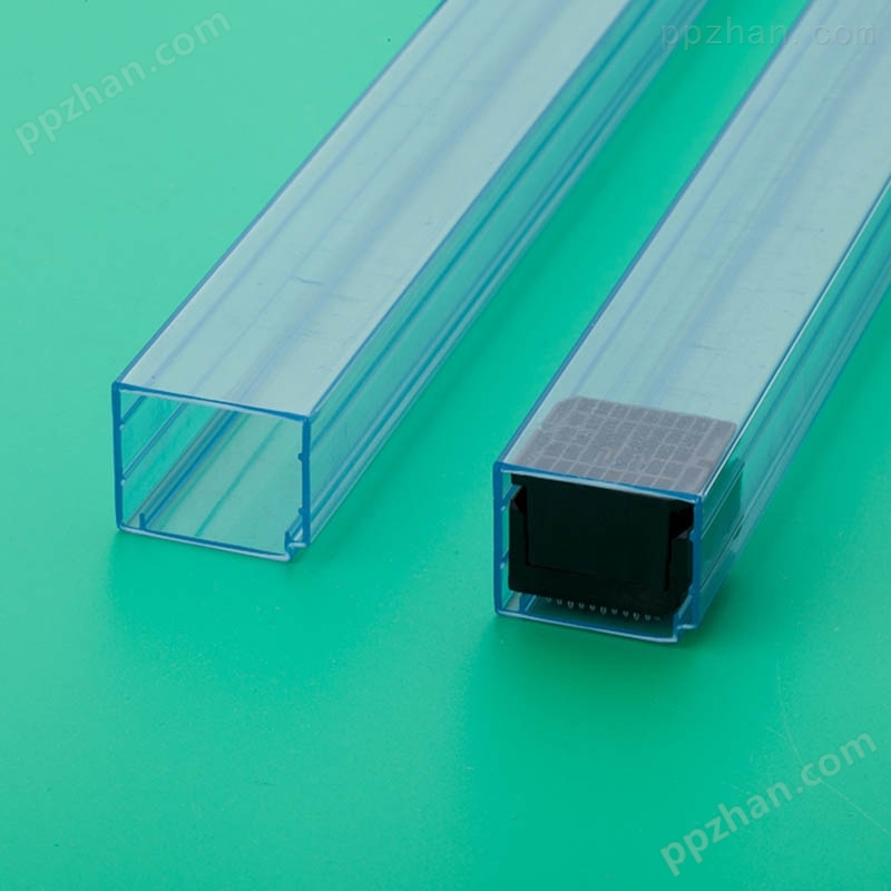 pvc透明管宁波磁性材料包装管LED灯珠料管
