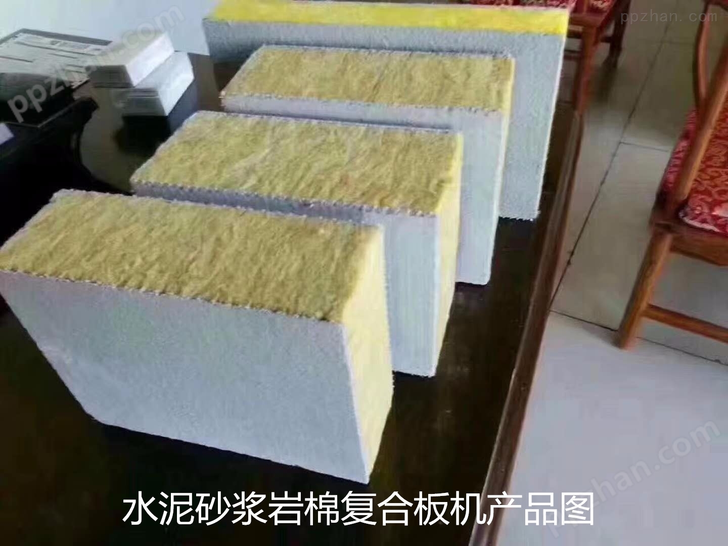 优质岩棉砂浆复合板机生产线